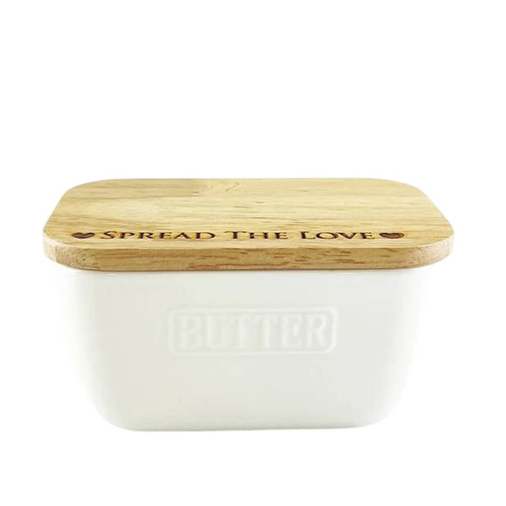 Selbrae House White Butter Dish Spread The Love